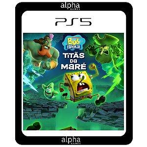 Bob Esponja Titãs da Maré Ps5 Mídia Digital
