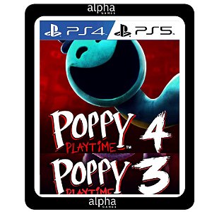 Poppy Playtime Pacote 3 e 4 ps5 e ps4 mídia digital