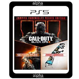 Call of Duty Black Ops III Zombies Chronicles Deluxe PS5 Mídia Digital