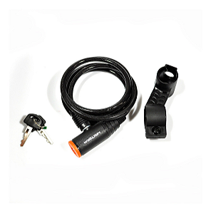 Cadeado Bicicleta Bike Espiral C/chave 6x1500mm - Maxtrava