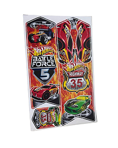Cartela Adesivo Bicicleta Aro 14/16/20/24/26 Hotwheels