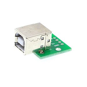 Adaptador Conector USB Tipo B para Soldar