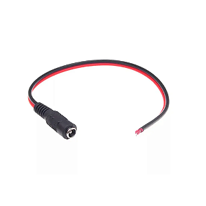 Cabo Conector Jack P4 Fêmea para Alimentação