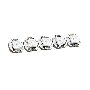 KIT LED RGB Endereçável WS2812B 5050 (5 unidades)