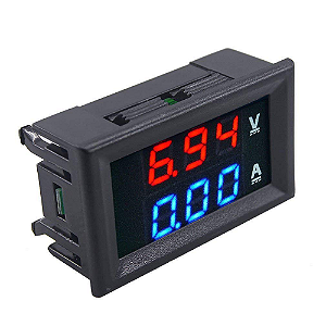 Módulo Voltímetro Digital 100V com Amperímetro 10A