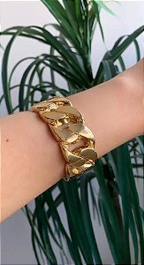 BRACELETE DOURADO ELO