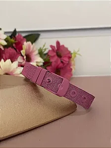 BRACELETE PULSEIRA RELÓGIO ROSA
