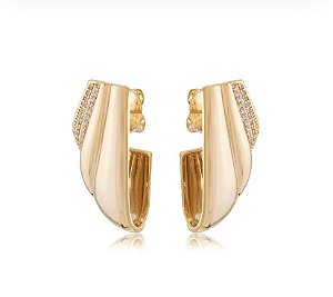 BRINCO DOURADO CRAVEJADO