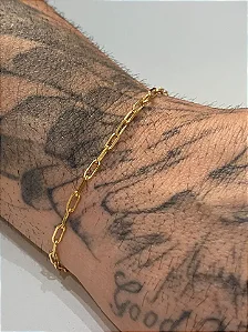 PULSEIRA DOURADA MASCULINA