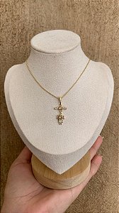 COLAR CANGUINHA 1 FILHO BANHO OURO