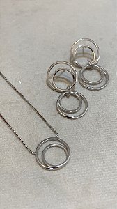 CONJUNTO REDONDO PRATA