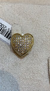 PINGENTE PARA PULSEIRA CORAÇÃO CRAVEJADO