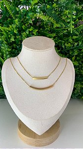 COLAR DOURADO DUPLO