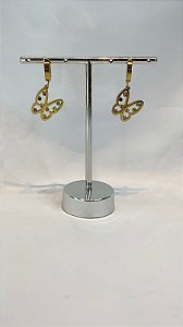 BRINCO DE BORBOLETA AÇO