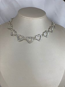 CHOKER CORAÇÕES