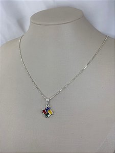 COLAR QUEBRA-CABEÇA COLORIDO