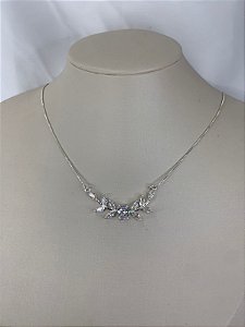 COLAR RAMO ZIRCONIA PRATA