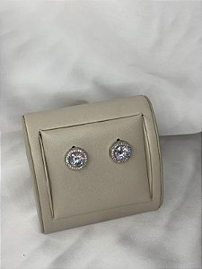 BRINCO REDONDO CRAVEJADO NO RODIO