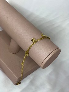 PULSEIRA AÇO DOURADA
