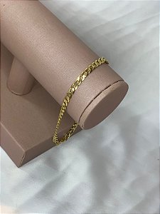 PULSEIRA BANHO OURO MASCULINA