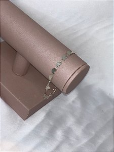 PULSEIRA DE CORAÇÃO PRATA