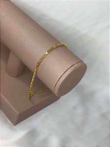 PULSEIRA MASCULINA BANHO OURO