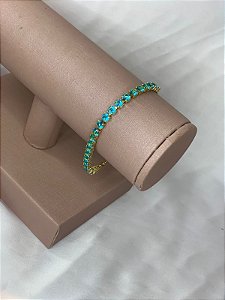 PULSEIRA AZUL DOURADA