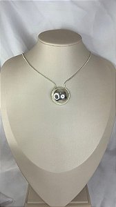COLAR COM ESFERA PRATA