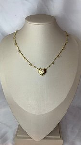 COLAR CRUZ CRAVEJADA