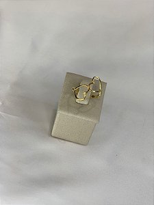 ANEL DOIS CORAÇÕES DOURADO