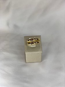 ANEL DUPLO ORGÂNICO DOURADO