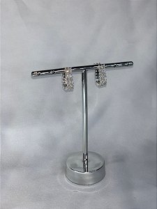 ARGOLA CRAVEJADA PRATA