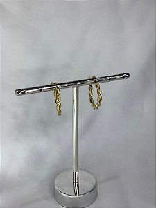 BRINCO ARGOLA TORCIDINHO DOURADO
