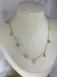 COLAR COLORS DOURADO