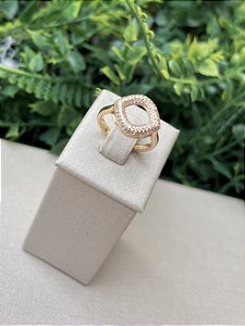ANEL CRAVEJADO OURO