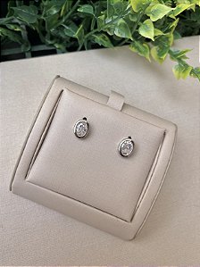 Ponto de luz cravejação inglesa rodio