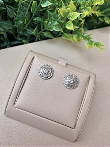 Brinco pizza cravejado rodio