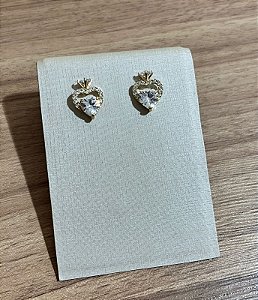 BRINCO CORAÇÃO CRAVEJADO COM ZIRCONIA