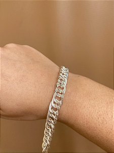 PUSEIRA ELOS CRAQUELADOS PRATA