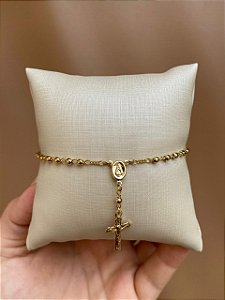 PULSEIRA TERÇO COM BOLINHAS