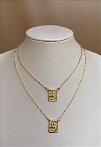 COLAR ESCAPULARIO SÃO JORGE MARCULINO 67CM