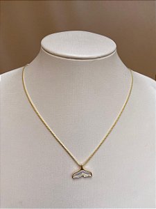 COLAR CALDA SEREIA MADRE PEROLA CRAVEJADO