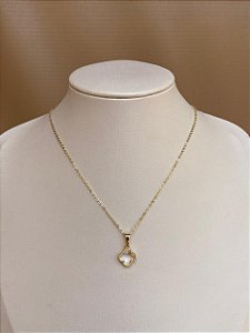 COLAR TREVO VAN CLEEF CRISTAL