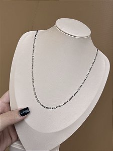 COLAR MASCULINO 3X1 AÇO INOX SILVER