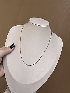 COLAR VENEZIANA AÇO INOX DOURADO