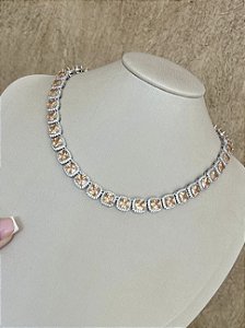 Colar Riviera quad crav Champagne