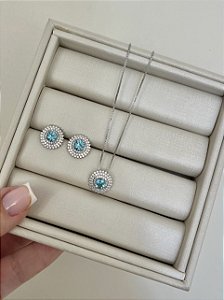 Conjunto red. crav dupla Turmalina