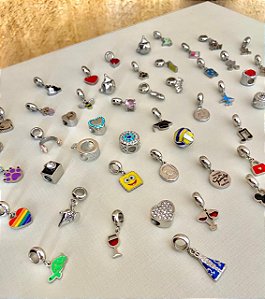 PINGENTES BERLOQUES AÇO INOX VARIADOS