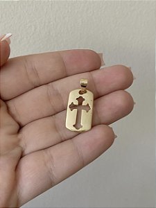 PINGENTE PARA COLAR CRUZ VAZADA