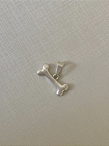 PINGENTE PARA COLAR OSSO PRATA